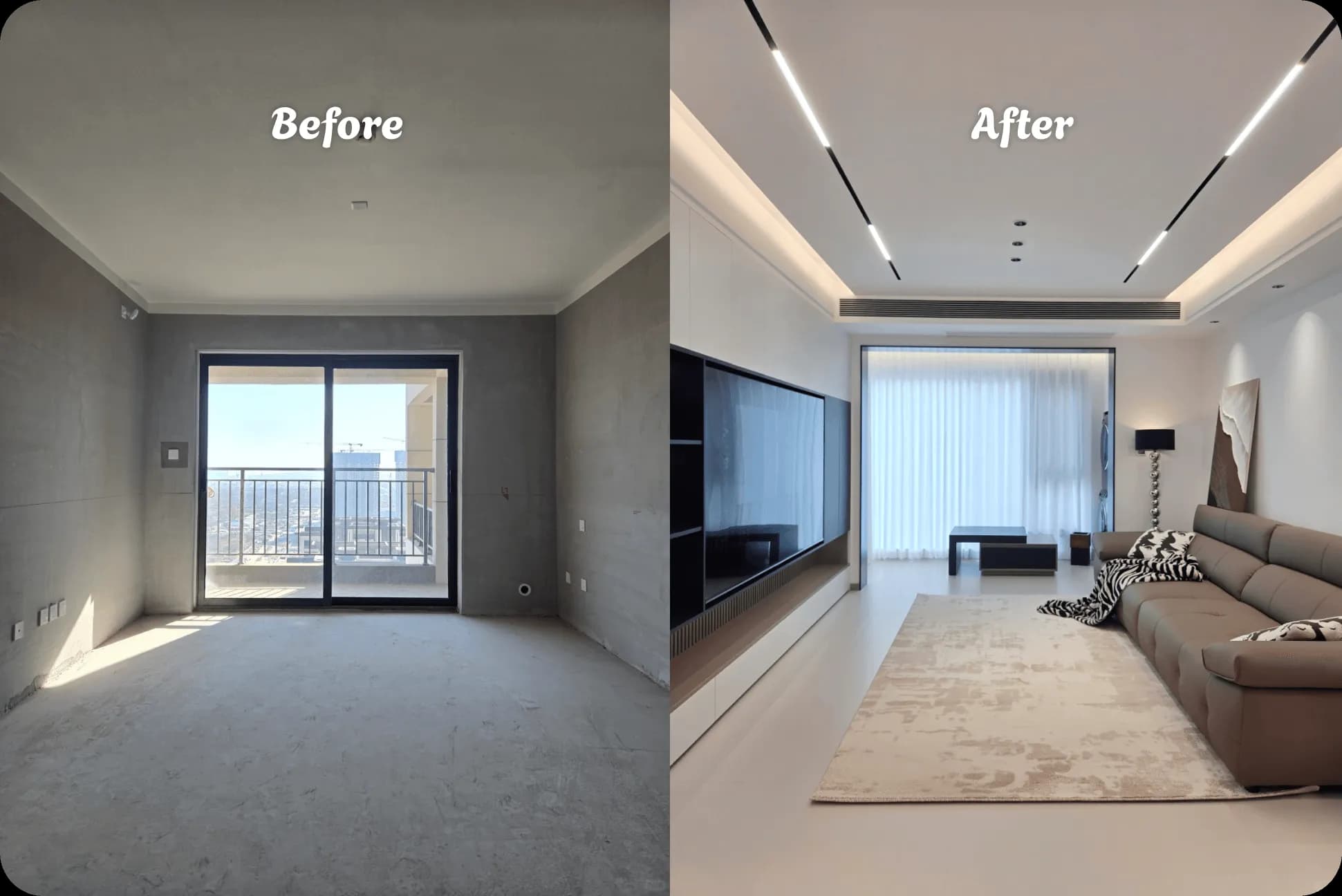 Furnishing and styling transformation preview